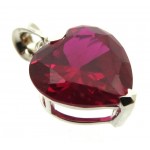 Siberian Ruby Quartz Sterling Silver Pendant 01